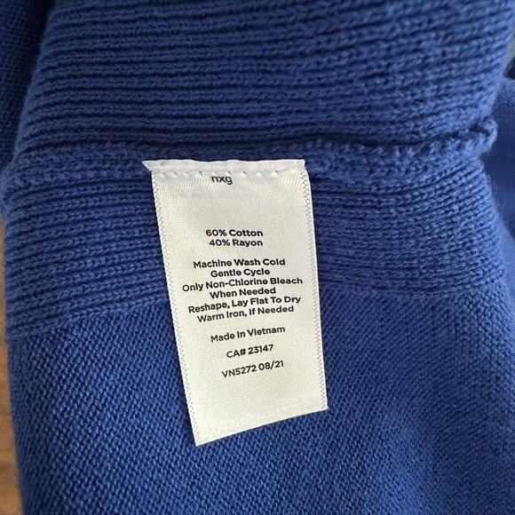 Set of Two Talbots Cardigan Sweaters Sz 2X Blue Pink Women's Plus - Picture 9 of 9